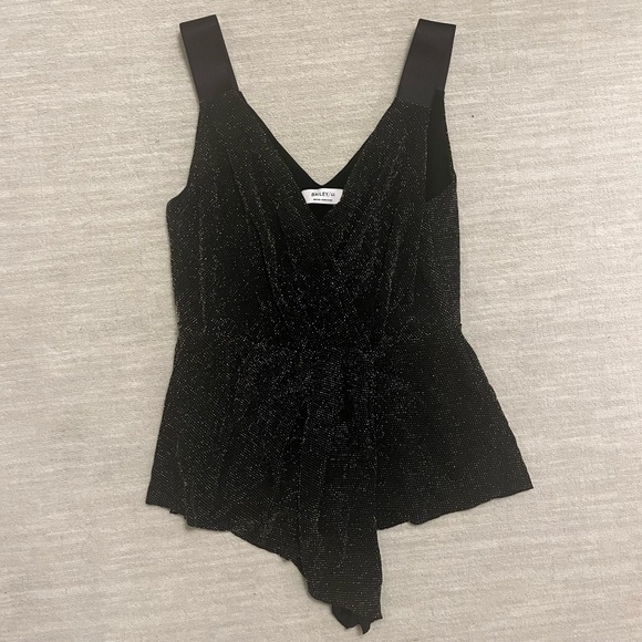 Bailey 44 Lauren Metallic Peplum Top - Picture 2 of 4